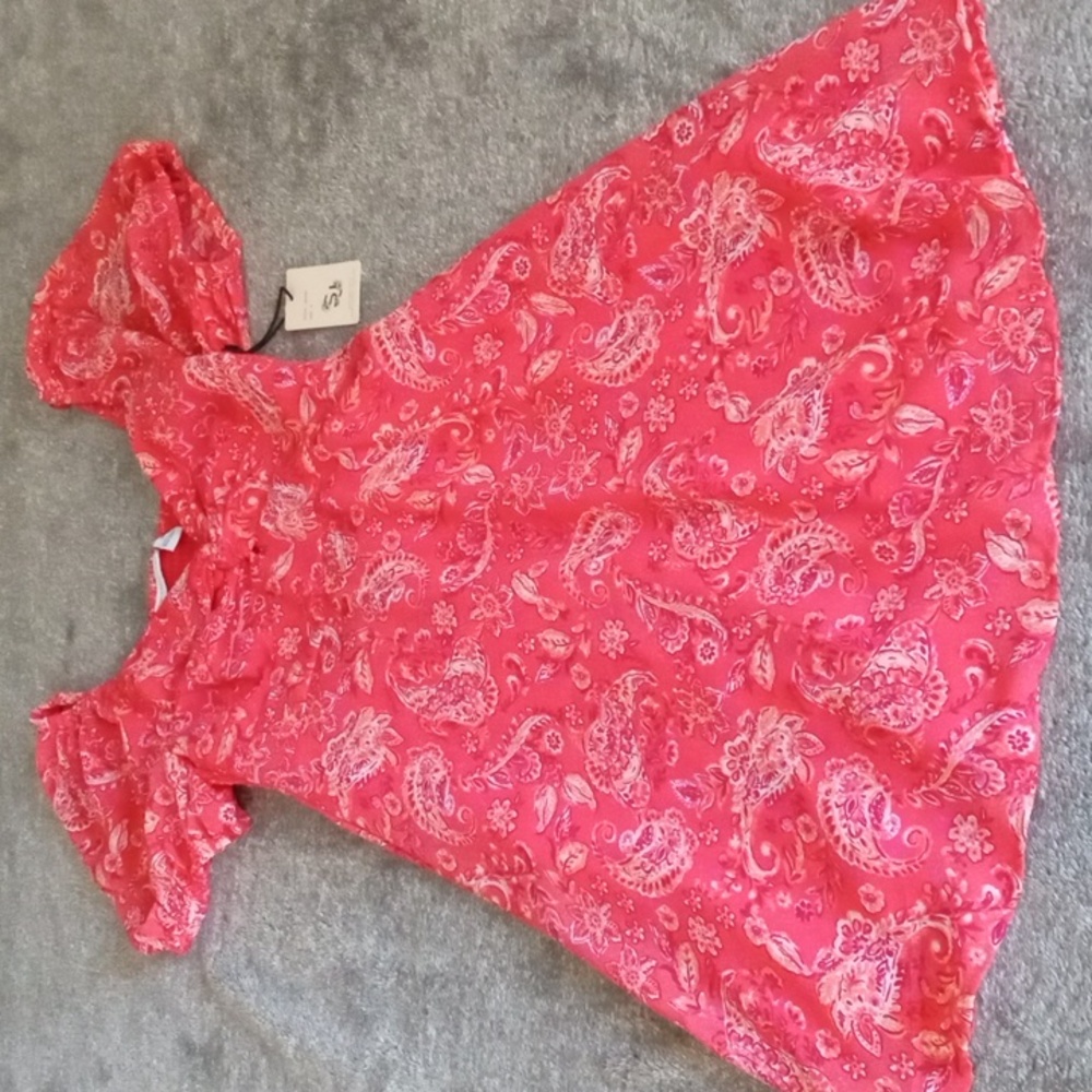 Sincerely Jules NWT smocked twist front paisley dress
